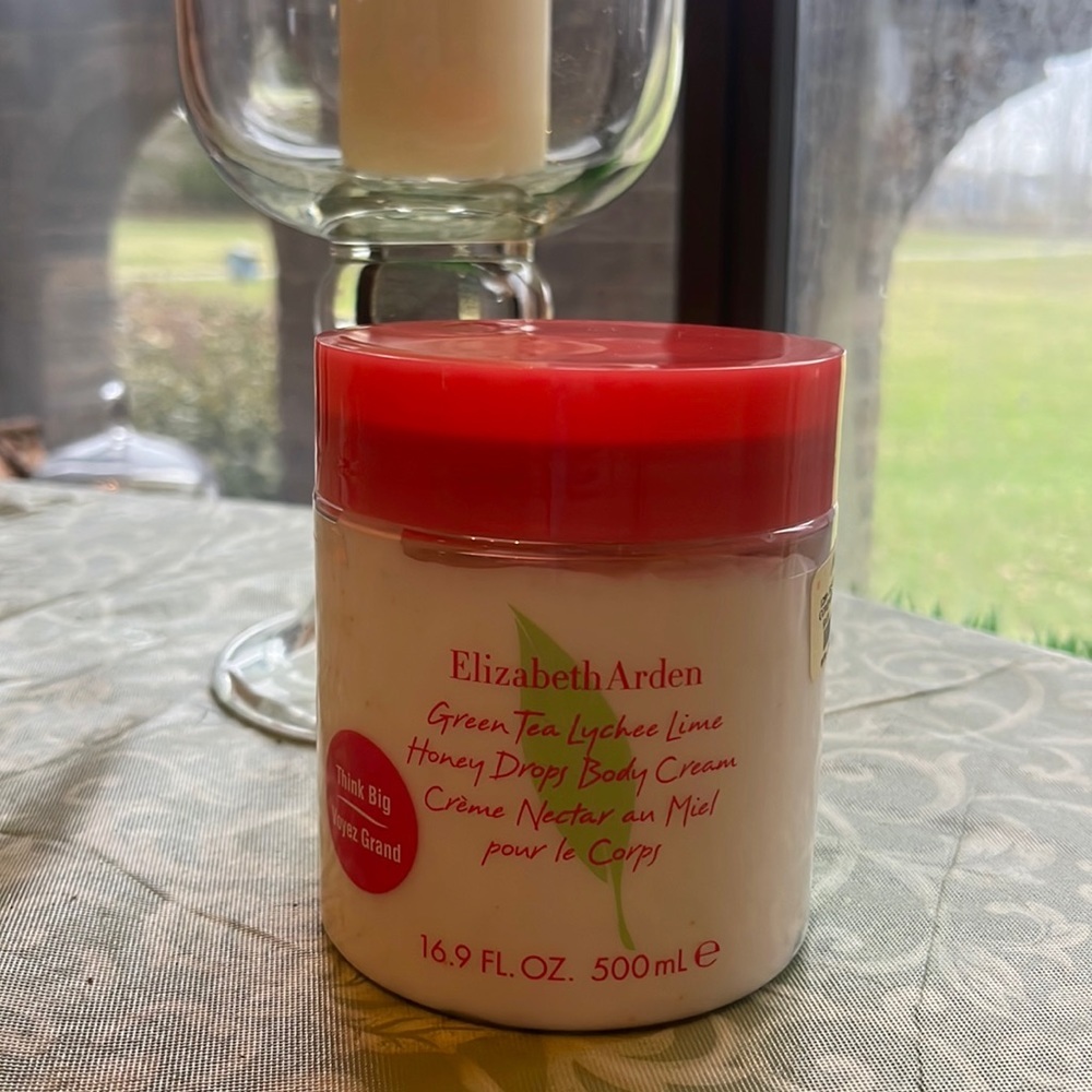 NEW Elizabeth Arden Green Tea Lychee Lime Honey Drops Body Cream Tub